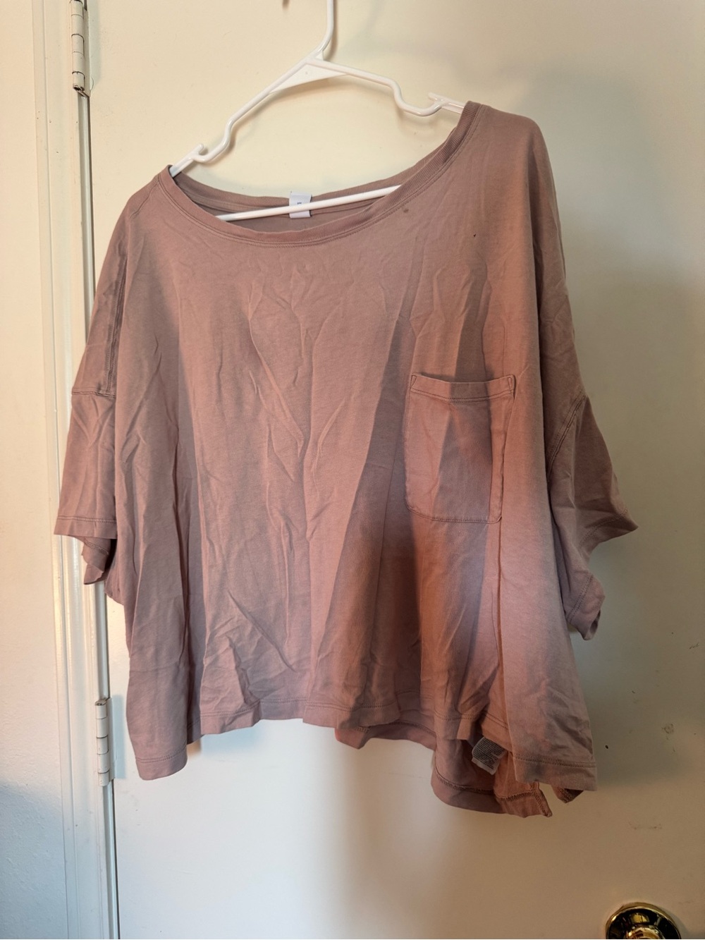 Old navy 3x Women's Oversized Pocket Tee - Dusty Rose